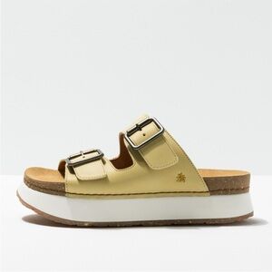 ART Yellow Platform Sandals